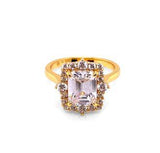 Grace White Crystaline Ring