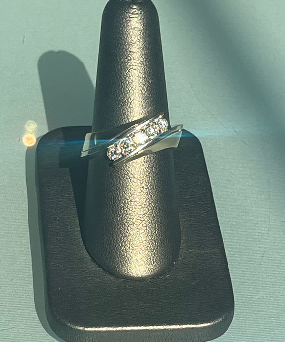 Two-Toned Diamond Ring