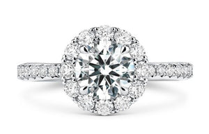 Vela Halo Diamond Ring