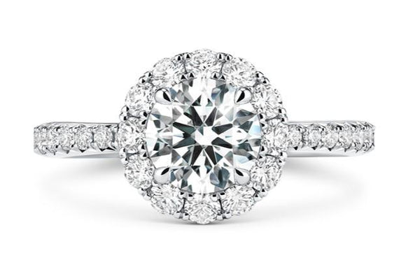 Vela Halo Diamond Ring