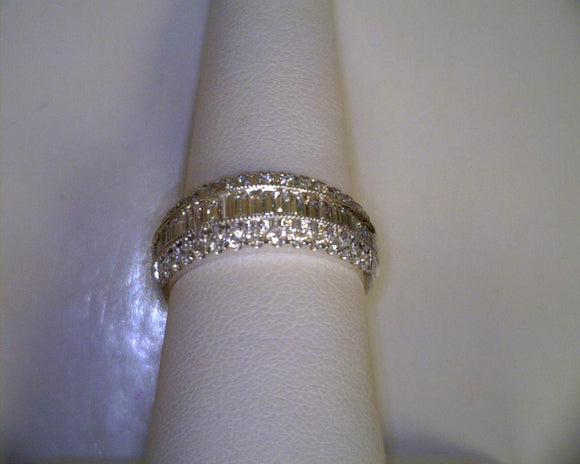 3 Row Diamond Band