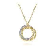 Diamond Interlocking Pendant