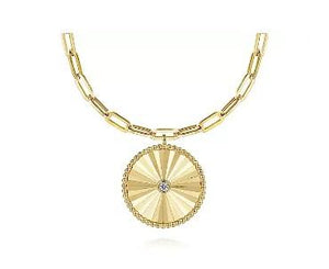 Gold Medallion Necklace