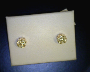 Diamond Cluster Studs