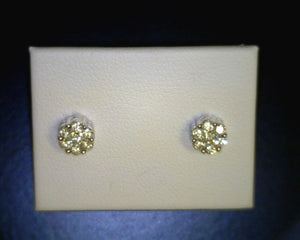 Diamond Cluster Studs