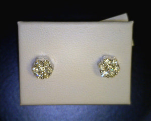 Diamond Cluster Studs