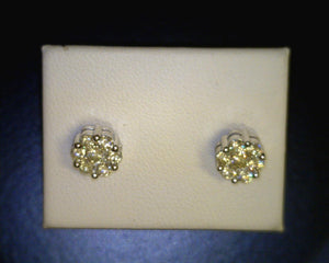 Diamond Cluster Studs