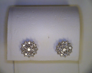 Diamond Cluster Earring