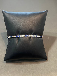 Diamonds and Sapphire Bangle