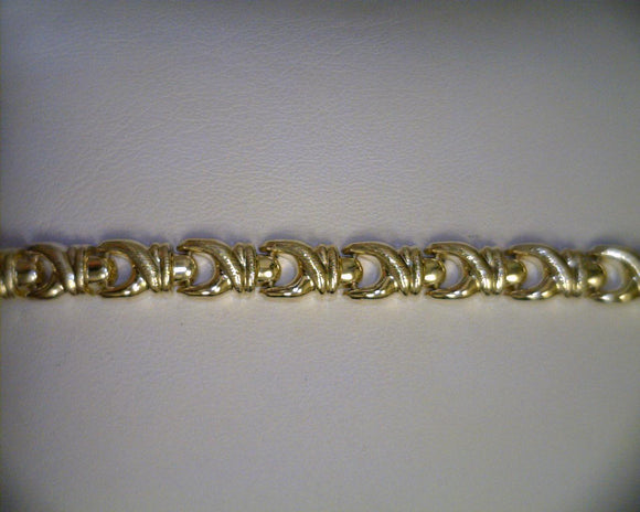 14ky Fancy Link Bracelet
