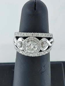 Pave Open Diamond ring