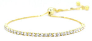 Yellow Crystalline Bolo Tennis Bracelet