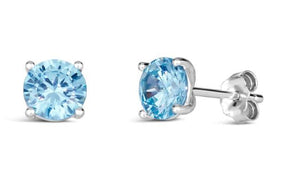 Aqua Marine Martini Studs