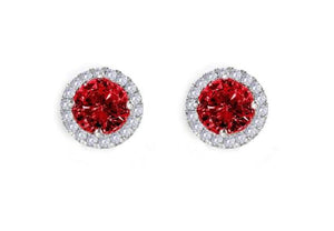 Anastasia 33 Ruby Red Earrings