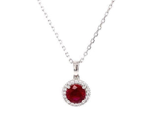 Anastasia 33 Ruby Red Necklace