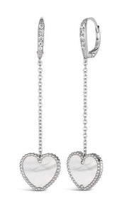 Heart Drop Earrings