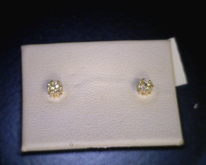 Diamond Cluster Studs