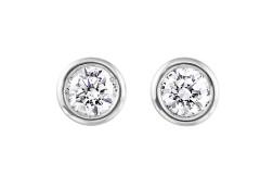 Diamond Bezel Studs