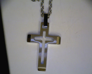 Stainless Steel Cut-Out Cross