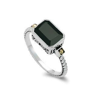 Black Spinel Ring