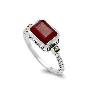 Silver Ruby Ring