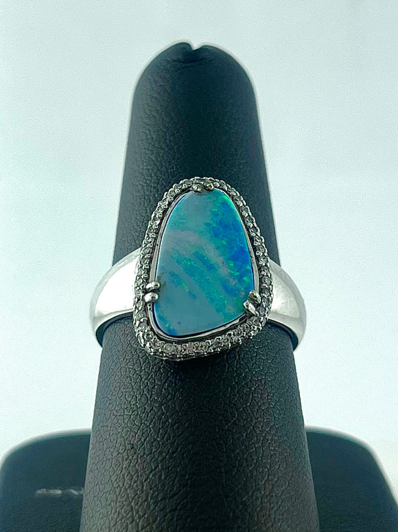 Boulder Opal Ring