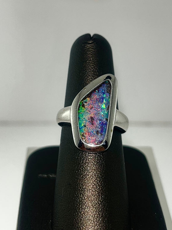 Boulder Opal Ring