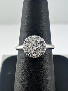 Diamond Cluster Ring