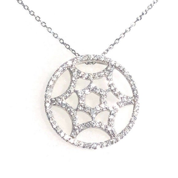 Snowflake Diamond Pendant