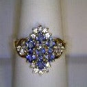 Tanzanite and Diamond Ring