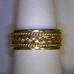 Woven Gold Band