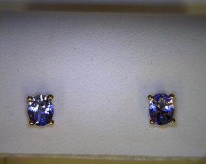 Tanzanite Studs