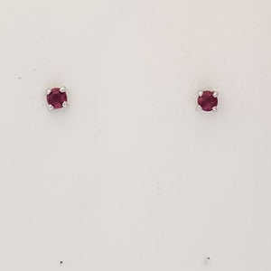 Ruby Stud Earrings