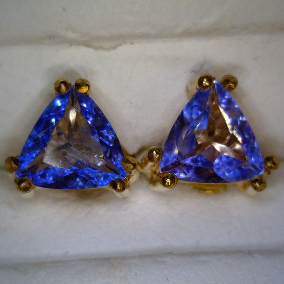 Tanzanite Stud Earrings