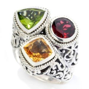 Autumn Gem Stone Ring