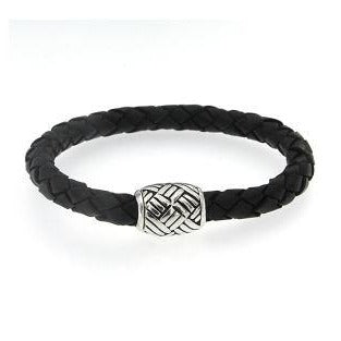 Baron Killarney Woven Leather Bracelet