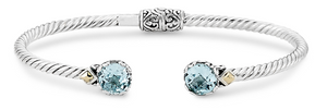 Blue Topaz Glow Bangle