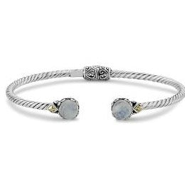 Rainbow Moonstone Glow Bangle