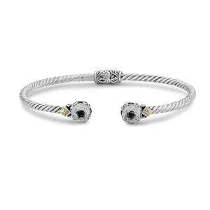 White Topaz Glow Bangle