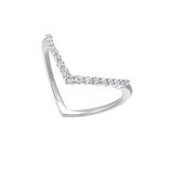 Diamond Chevron Shape Band