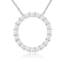 Diamond Circle Necklace