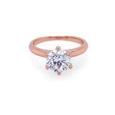 Anastasia White Crystaline Ring