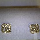 Diamond Clover Earrings