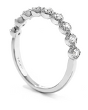 Shared Prong Milgrain Diamond Band