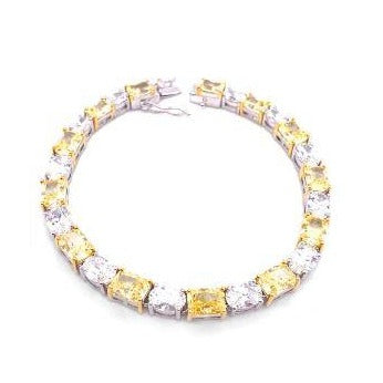 Special Edition: Diana Canary and White Crystaline Bracelet