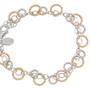 Rose Sparkle Ring Bracelet