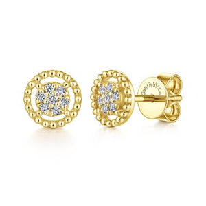 Diamond Cluster Earrings