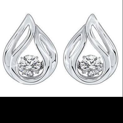 Cubic Zirconia Drop Earrings