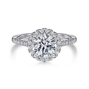 Diamond Halo Engagement Ring