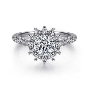 Diamond Starlight Halo Engagement Ring